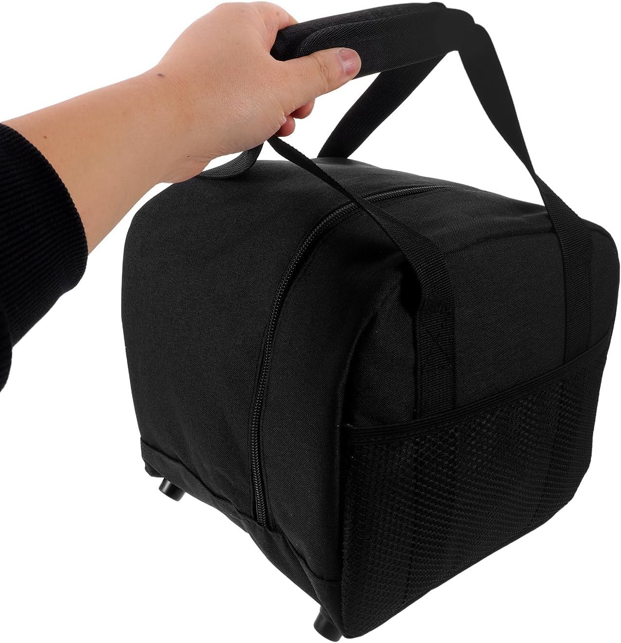 Baluue Portable Single Ball Bowling Storage Bag with Scratch Protection and Waterproof Oxford Cloth, Featuring Multiple Internal Compartments for Organized Storage, for Training