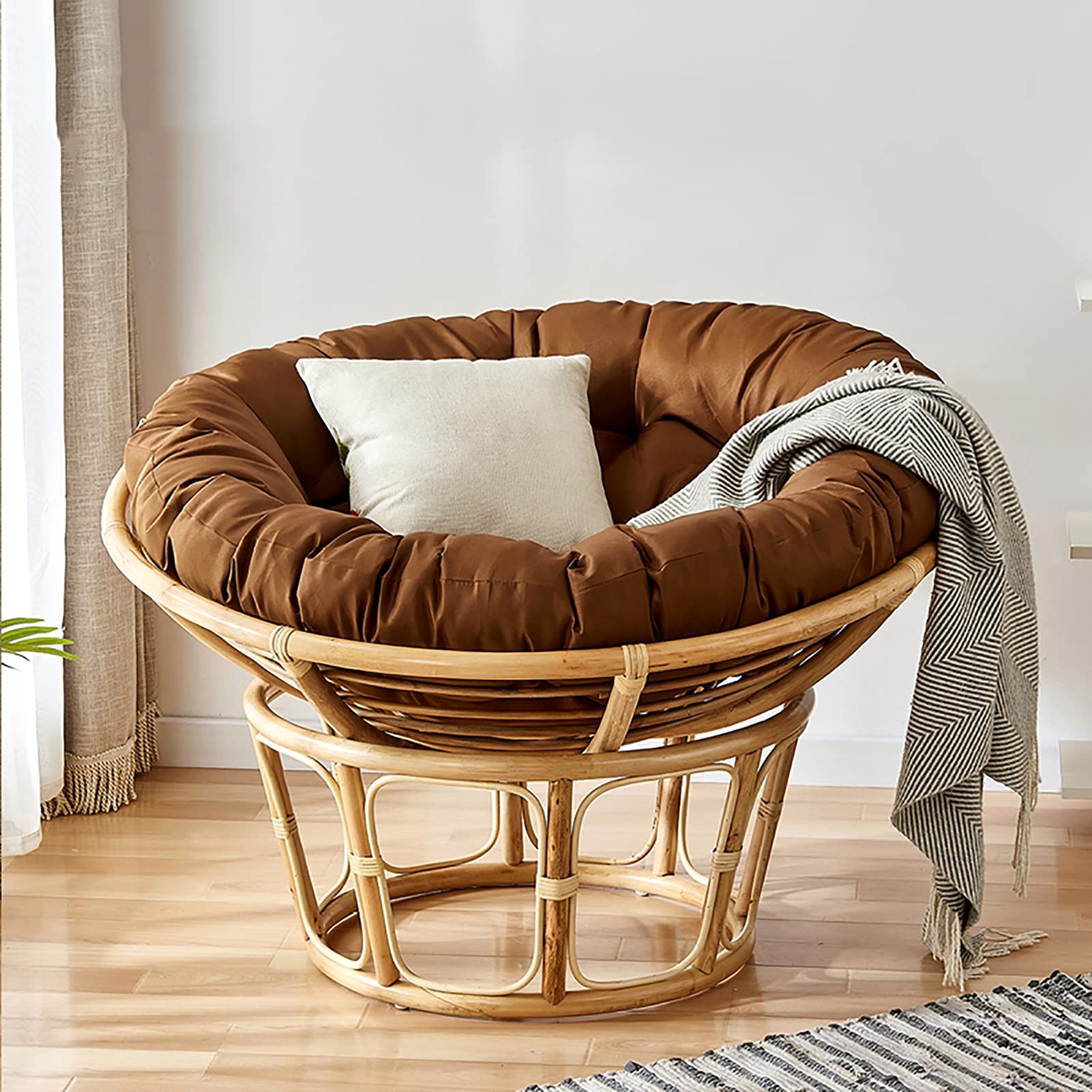 Chaise de jardin confortable 100x100 cm parfaite pour se détendre au soleil