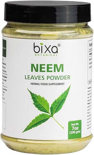 Miniatura 6 de bixa BOTANICAL Extracto de hoja de neem cápsulas vegetales amargas al 3%, 60 unidades (450 mg), hierba ayurvédica para limpiador de piel, suplemento
