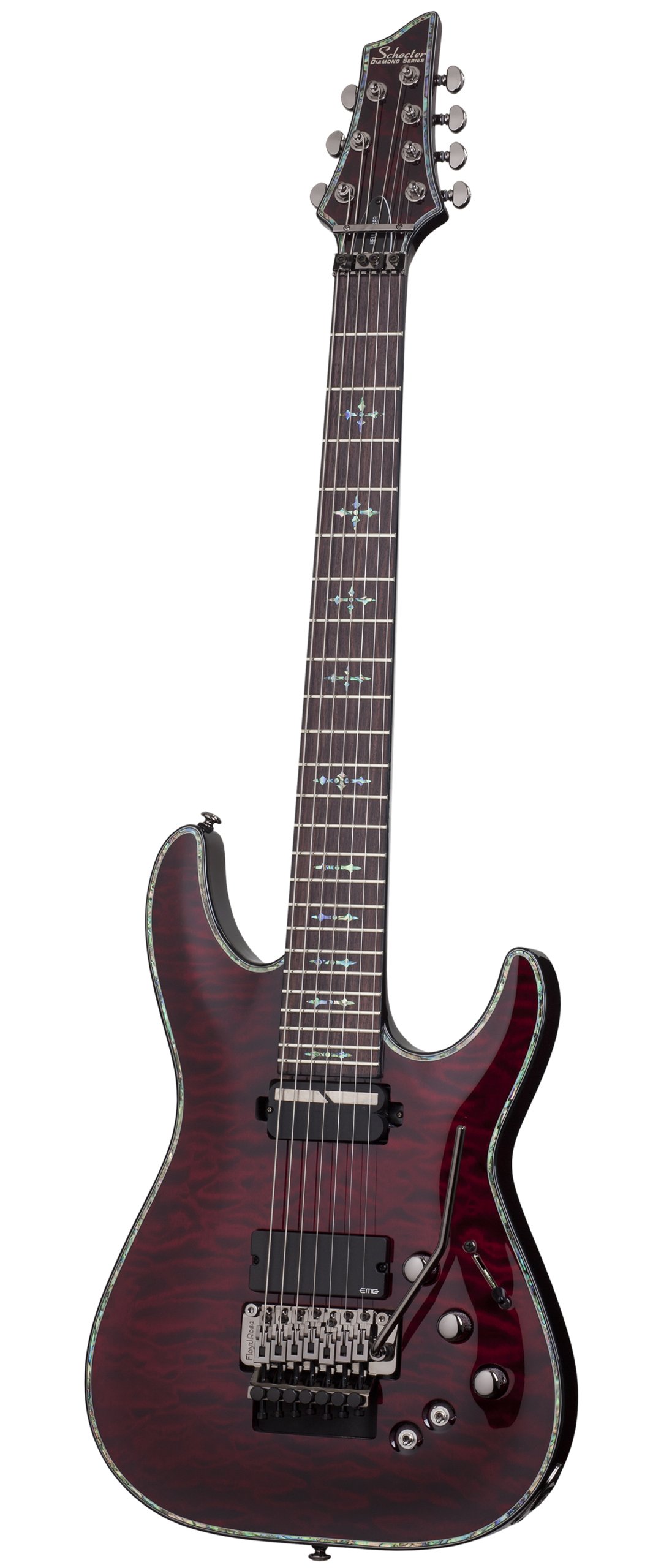 Amazon.com: Schecter Hellraiser C-7 with Floyd Rose and Sustainiac
