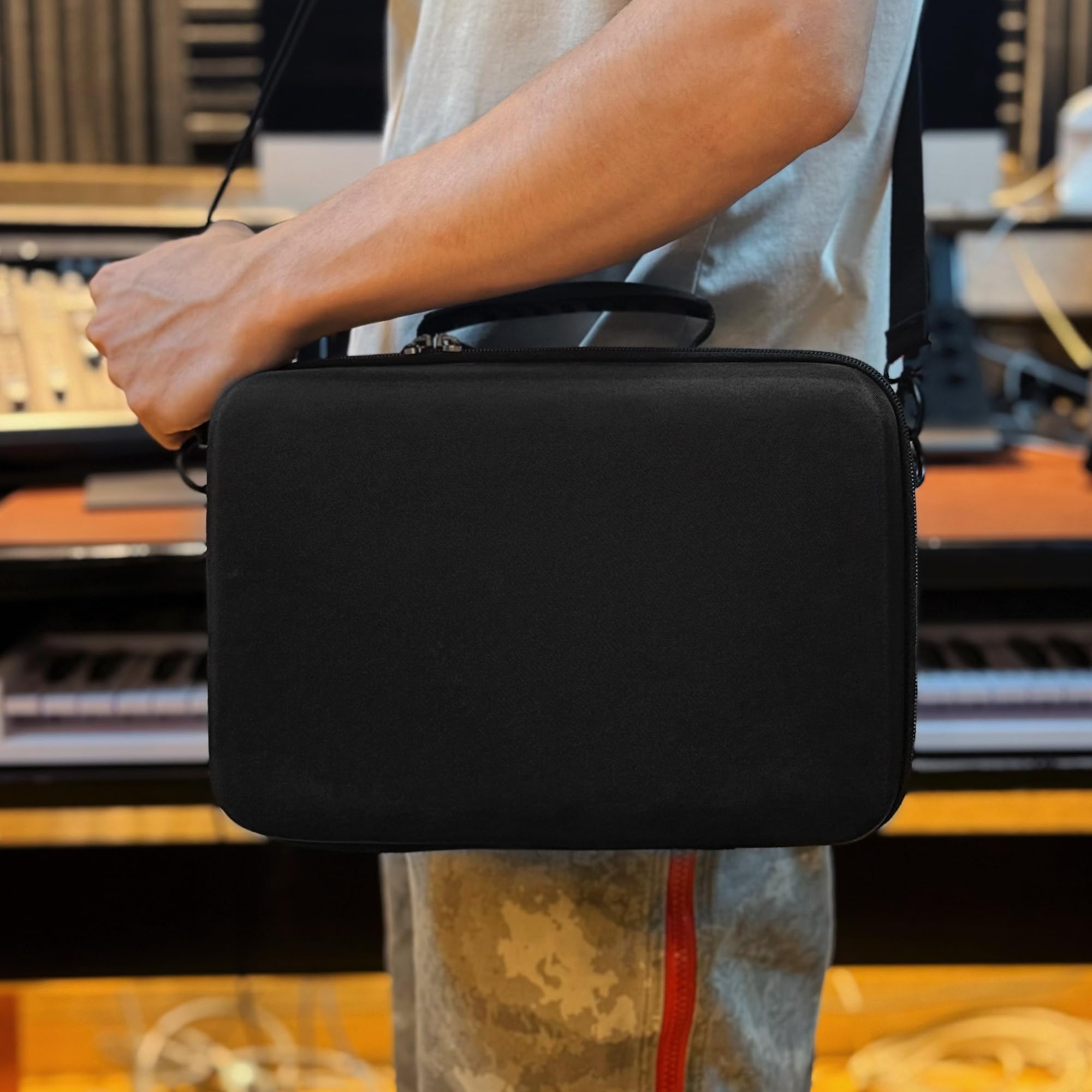 Musiin Audio Interface Case Compatible with Universal Audio Apollo x4 Gen 2 Essentials with Strap UA Apollo x4 Heritage Edition Daily Protection - Image 2