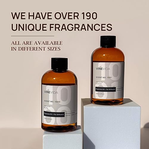 Miniatura 4 de VINEVIDA 16 onzas líquidas Aceite de fragancia de pan de jengibre para difusores de aire frío, aceites esenciales para recarga de aceite difusor y