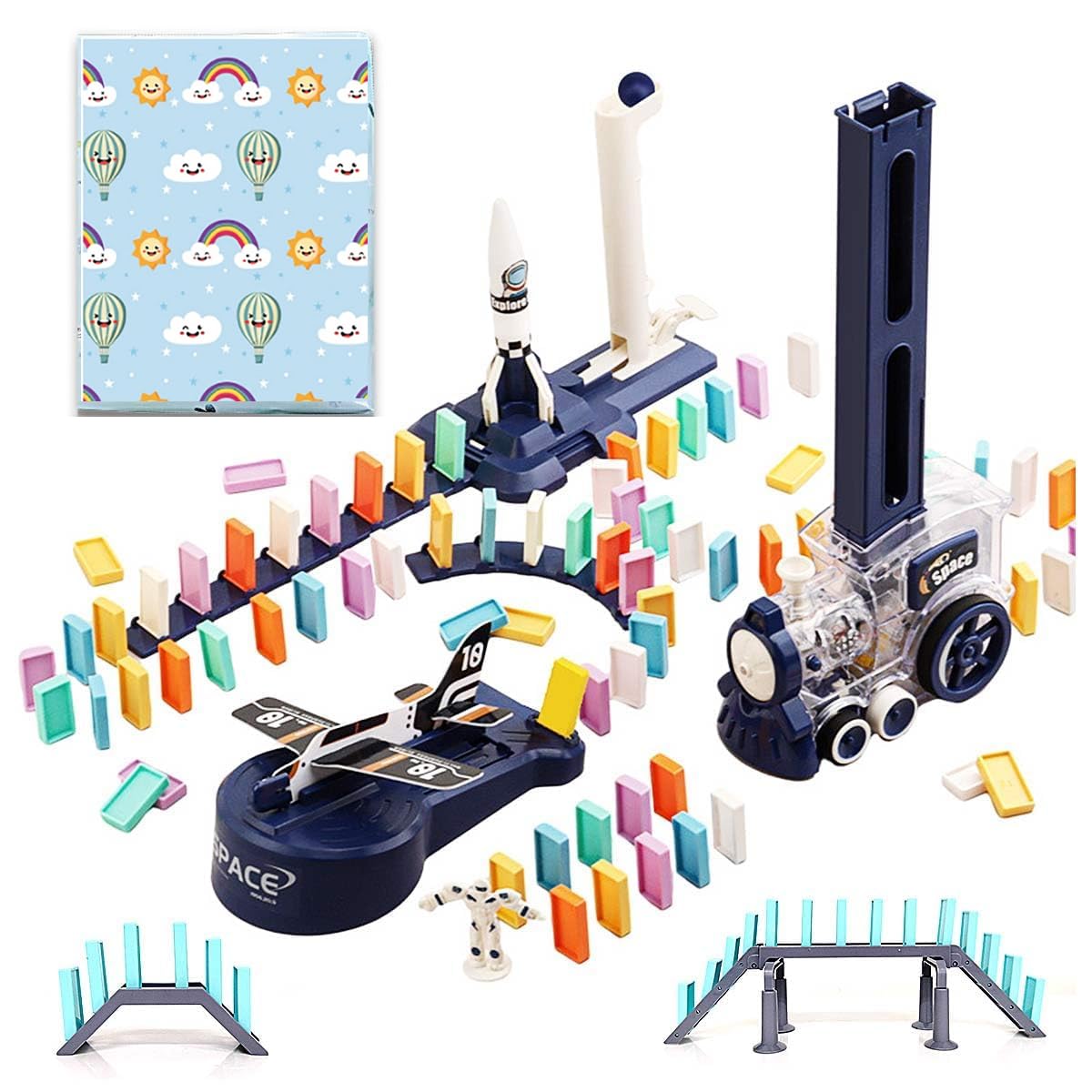 Amazon | 【無料ラッピング付・日本中小企業厳選】ドミノトレイン