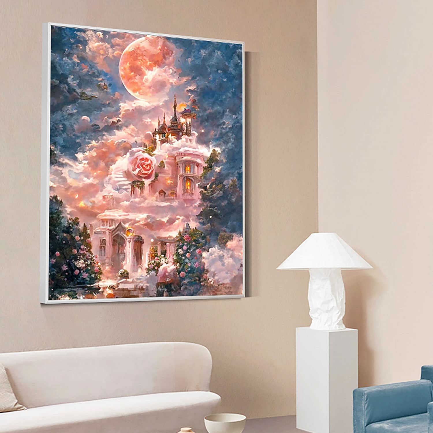真作　リトグラフ　ラフレスキ- 価値ある大型美術品　インテリア版画絵画　風景画 真作 リトグラフ ラフレスキ- 価値ある大型美術品 インテリア