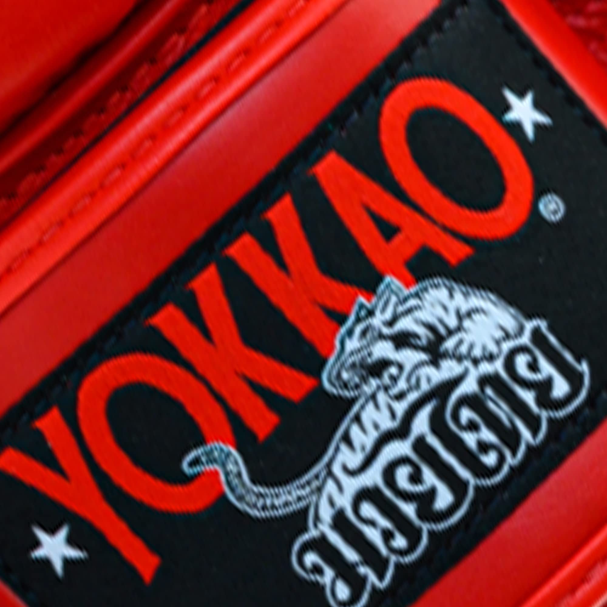 Amazon | Yokkaoマトリックスレッドタイ式ボクシンググローブキック