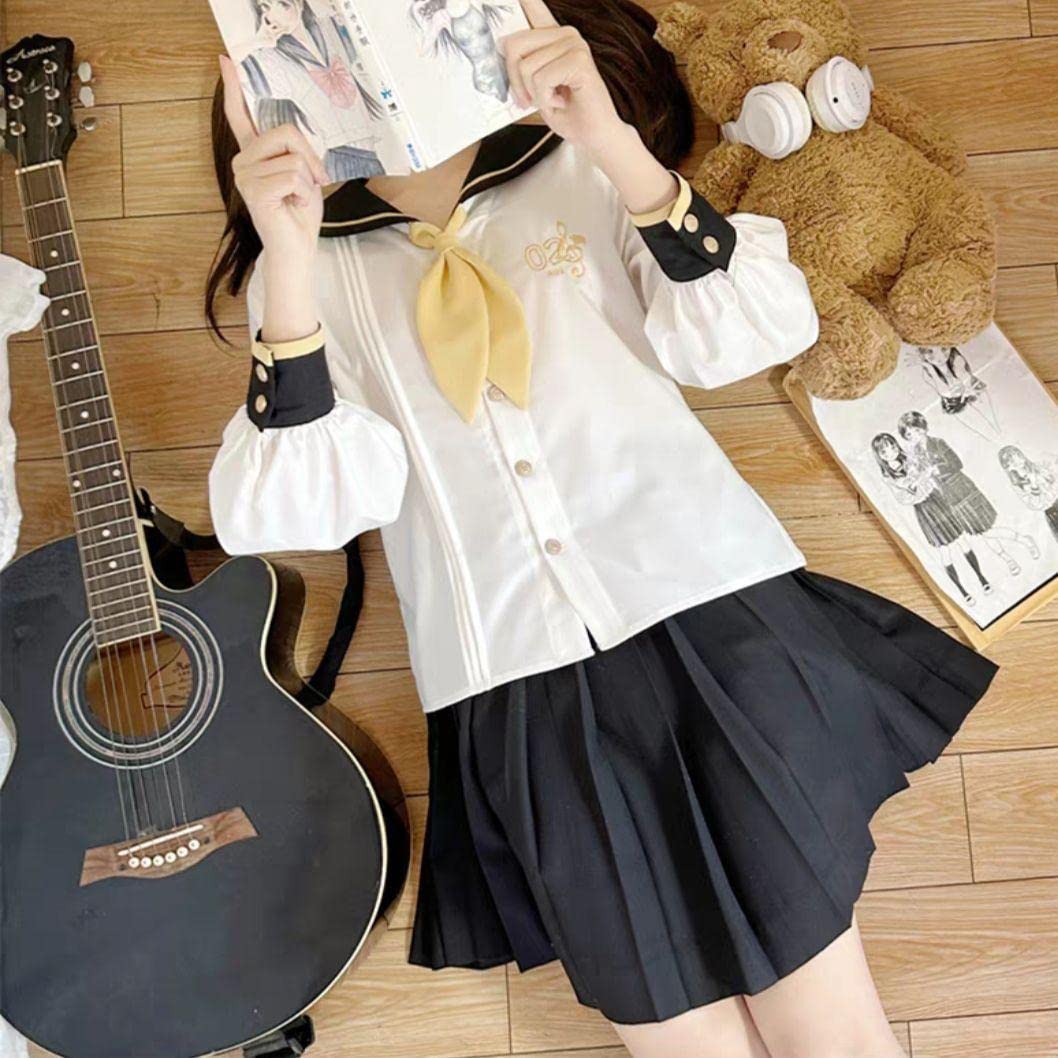 Amazon.co.jp: ボカロ 海外コラボ 制服シャツ 鏡音リン セーラー 中国 