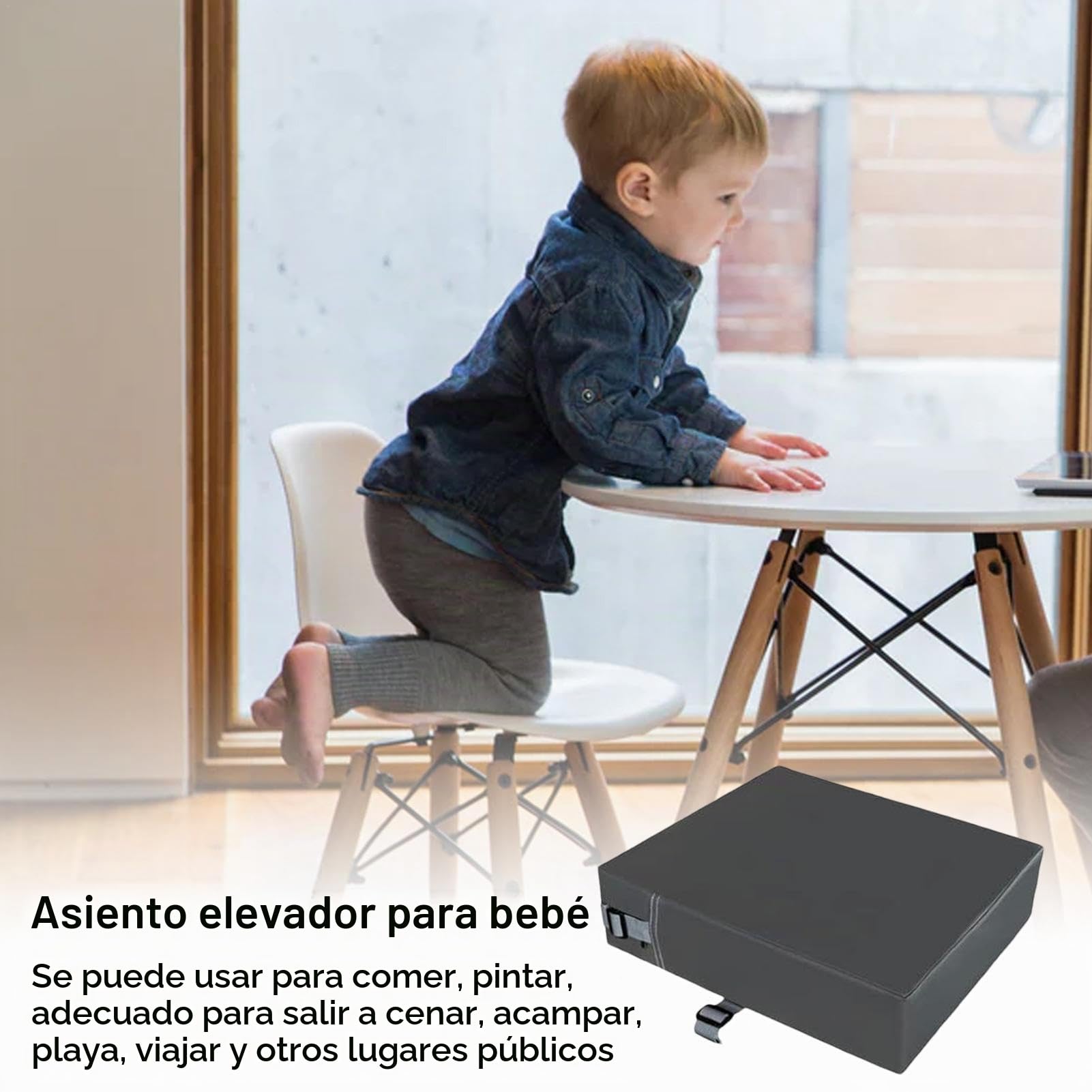 Alzador Silla Para Niños Comer, Asiento Elevador Niños Mesa, Alzador Silla Comer, Elevador Silla Para Niños Comer