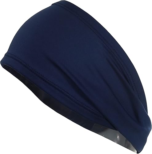 Miniatura 6 de Kenz Laurenz Diadema deportiva que absorbe la humedad, banda ancha para el sudor, entrenamiento, fútbol, sóftbol, baloncesto