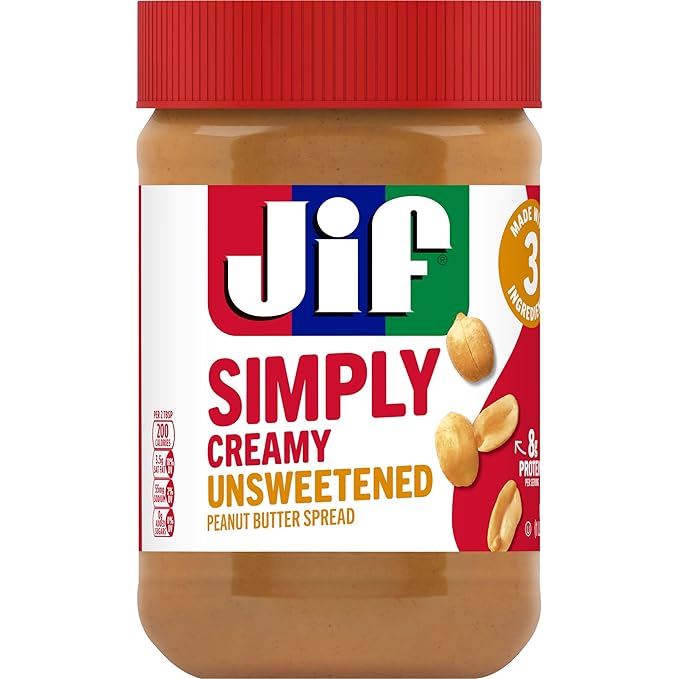 Crema de Maní Jif Simply Cremosa, Sin Endulzar, 27.3 Onzas (Pack de 10) miniatura 8