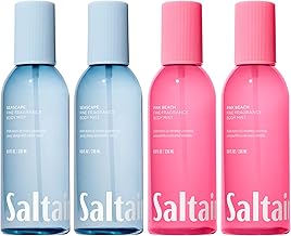 Saltair Body Mist Bundle – Seascape & Pink Beach Scents | 2 Pack Each | Fine Fragrance Body Spray Mist | Long Lasting, Lightweight & Refreshing | 4x 8oz Bottles