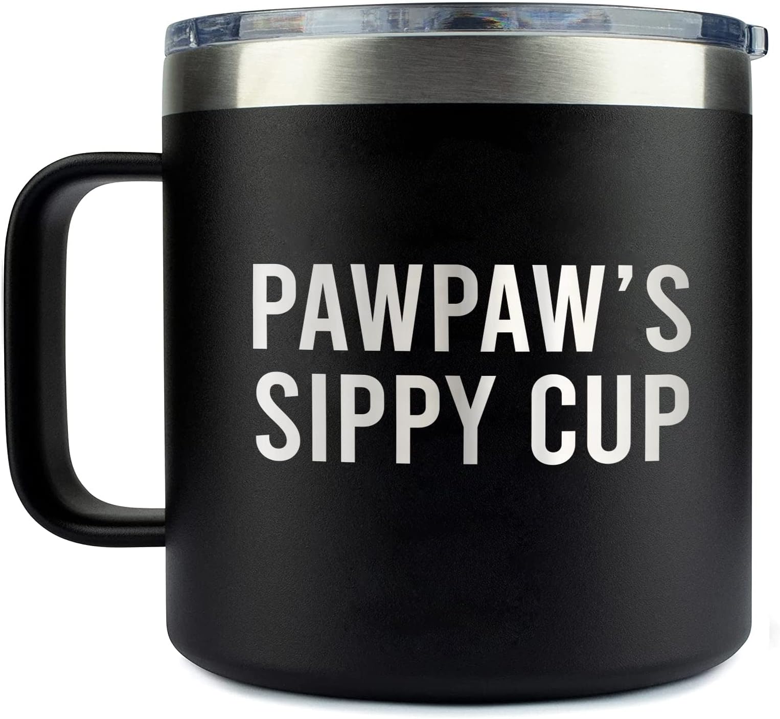 Yanashop88Pawpaw's Sippy Cup Tumbler 14 Oz Coffee Mug - Birthday Gifts for Fathers Day, New Parents From Daughter or Son