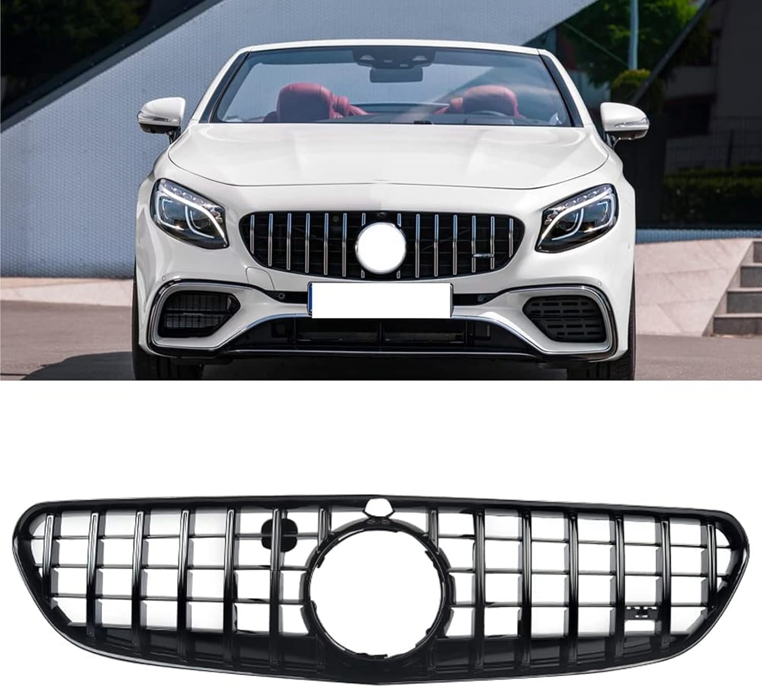 ALINSAM Kühlergrillblende Vorne Grill, GT Style Frontgrill, für