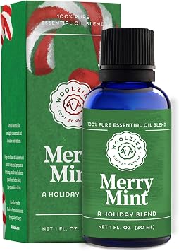 Holiday Essential Oil Blend | Perfect for Aromatherapy, Soaps, Candles, Lotions Merry Mint, 1 Fl Oz