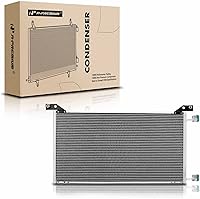 A-Premium A/C Condenser Replacement for Cadillac Escalade ESV, Chevy Silverado 1500-3500, Suburban, Tahoe & Hummer H1/H2 - Direct OEM Fit 20913751