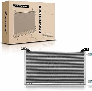 A-Premium Air Conditioning A/C Condenser Compatible with Cadillac Escalade ESV & Chevrolet Silverado 1500/2500/3500, Suburban 1500/2500/3500, Tahoe & Hummer H1, H2 & More, Replace# 20913751, 25967385