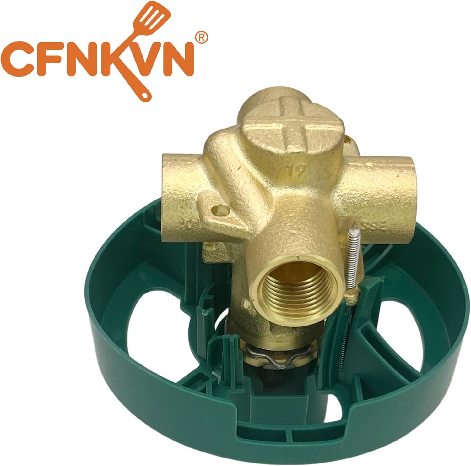 2510 Shower Valve, Replacement for Moen M-Pact PosiTemp 2510 | 4-port 1/2" IPS brass valve with pressure balancing spool prevents scalding for consistent water temp.