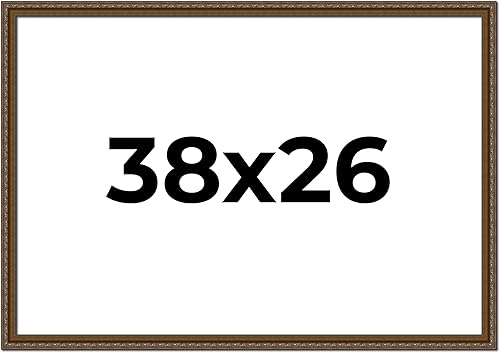 Miniatura 142 de Marco de fotos completo de madera dorada envejecida de 16 x 20 pulgadas con plexiglás acrílico UV, parte trasera de tablero de espuma y accesorios