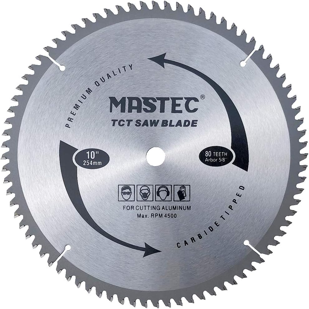 12-Inch 100 Tooth TCG for Aluminum and Non Ferrous Metals Cutting Saw Blade with 1-Inch Arbor