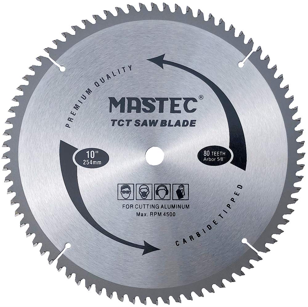 MASTEC 10 Inch 80 Tooth TCG Saw Blade
