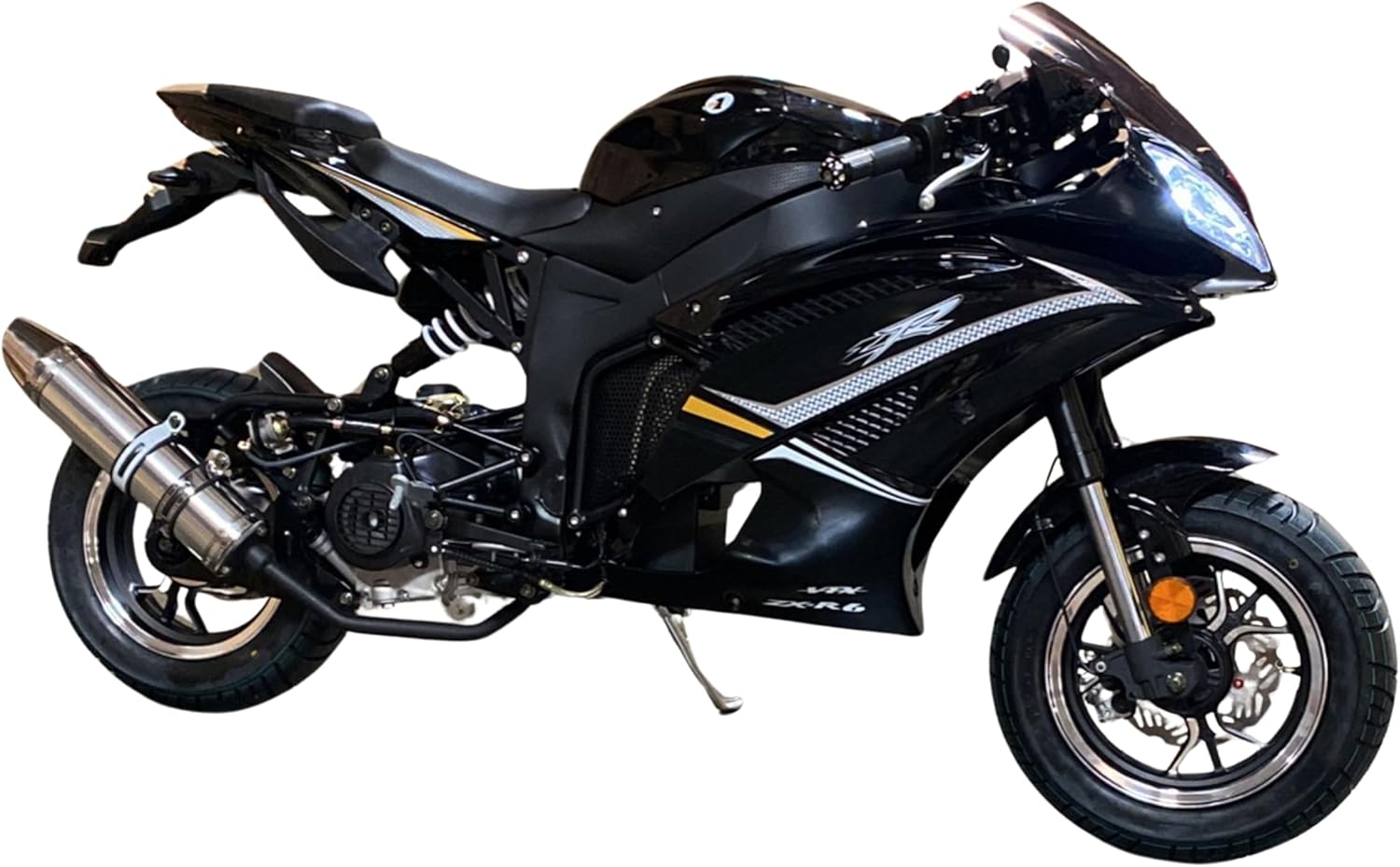 Venom x18 50cc Ninja Motorcycle, Moped Scooter, Automatic RX1, 12" DOT-Approved Tires, Hydraulic Shock Absorber, GY6 Engine, No Motorcycle License Required, Top-Tier Quality