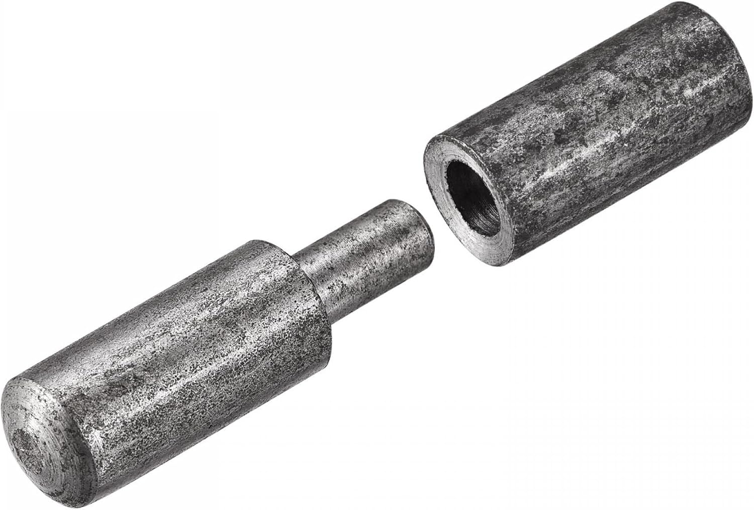 uxcell Weld on Barrel Hinges, 50mm x 11.5mm Male to Female Iron Hinge Pin for Metal Home Gate Door Window 16 Pairs