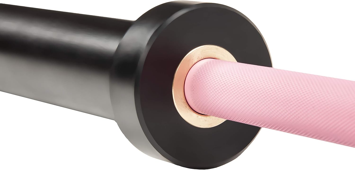 Fitvids Olympic Cerakote Barbell – for Home & Commercial Gyms, 190K PSI Tensile Strength Rated for up to 1,500-Pound Capacity, Multiple Colors