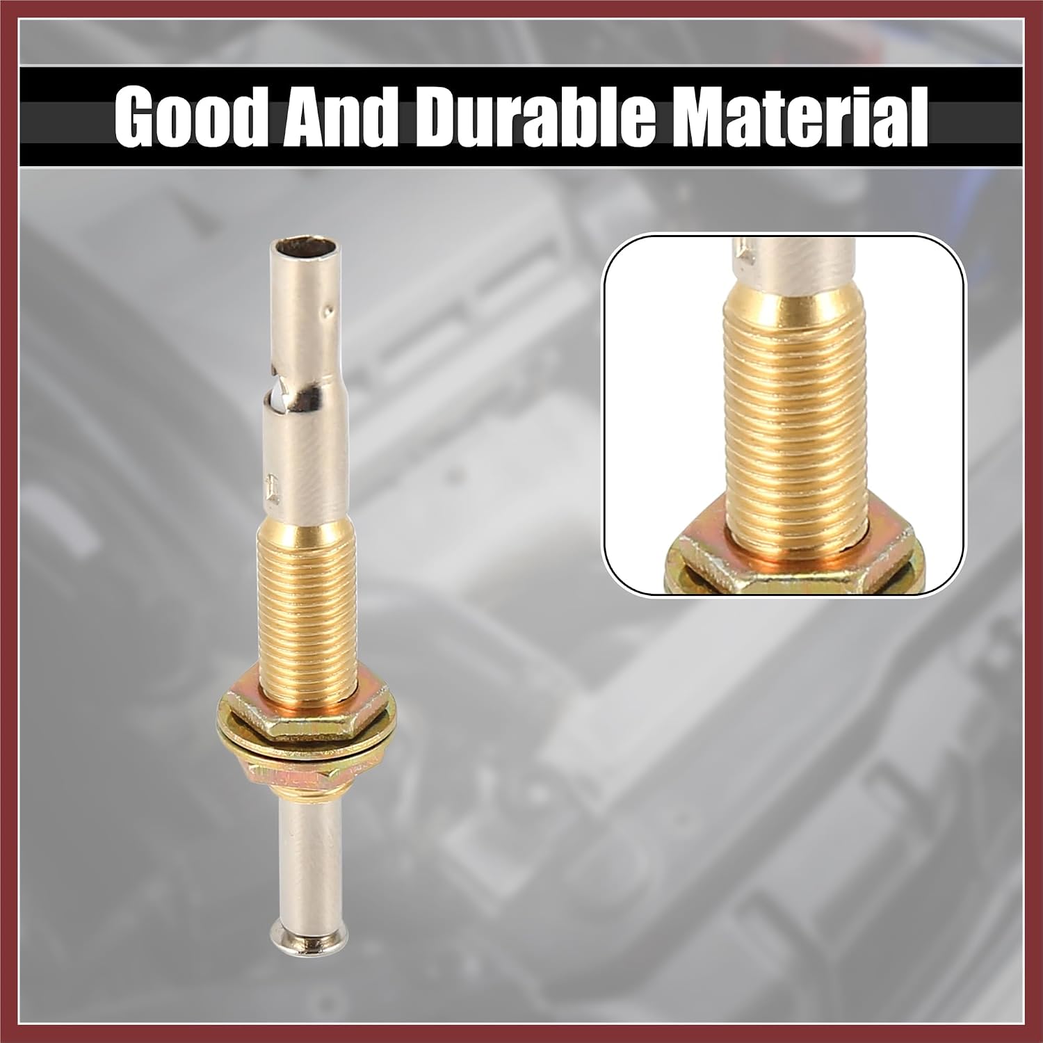 Adjustable Door Pin Switch Car Engine Trunk Waterproof and Rustproof Universal Gold Tone Replace Parts
