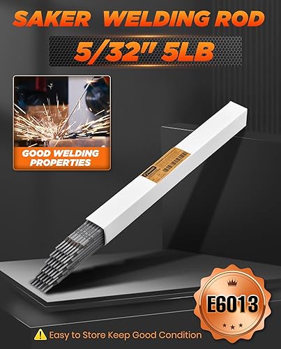 Miniatura 8 de Saker Varilla de soldadura E6013 3/32 '' electrodos de soldadura de palo de acero al carbono de 1 libra