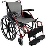 Karman+Ergonomic+Wheelchair+with+MAG+Wheels%2C+Rose+Red%2C+16%22