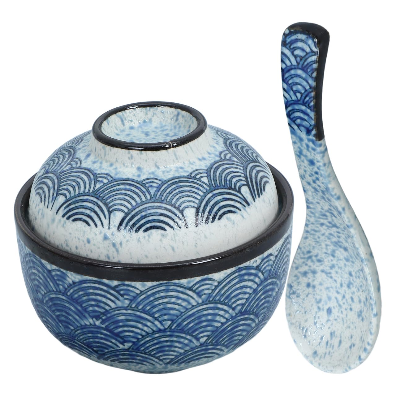 Gweat Vaisselle En Céramique Style Rétro En Céramique Bol De Ramen Pour Soupe Grand Bol Pour