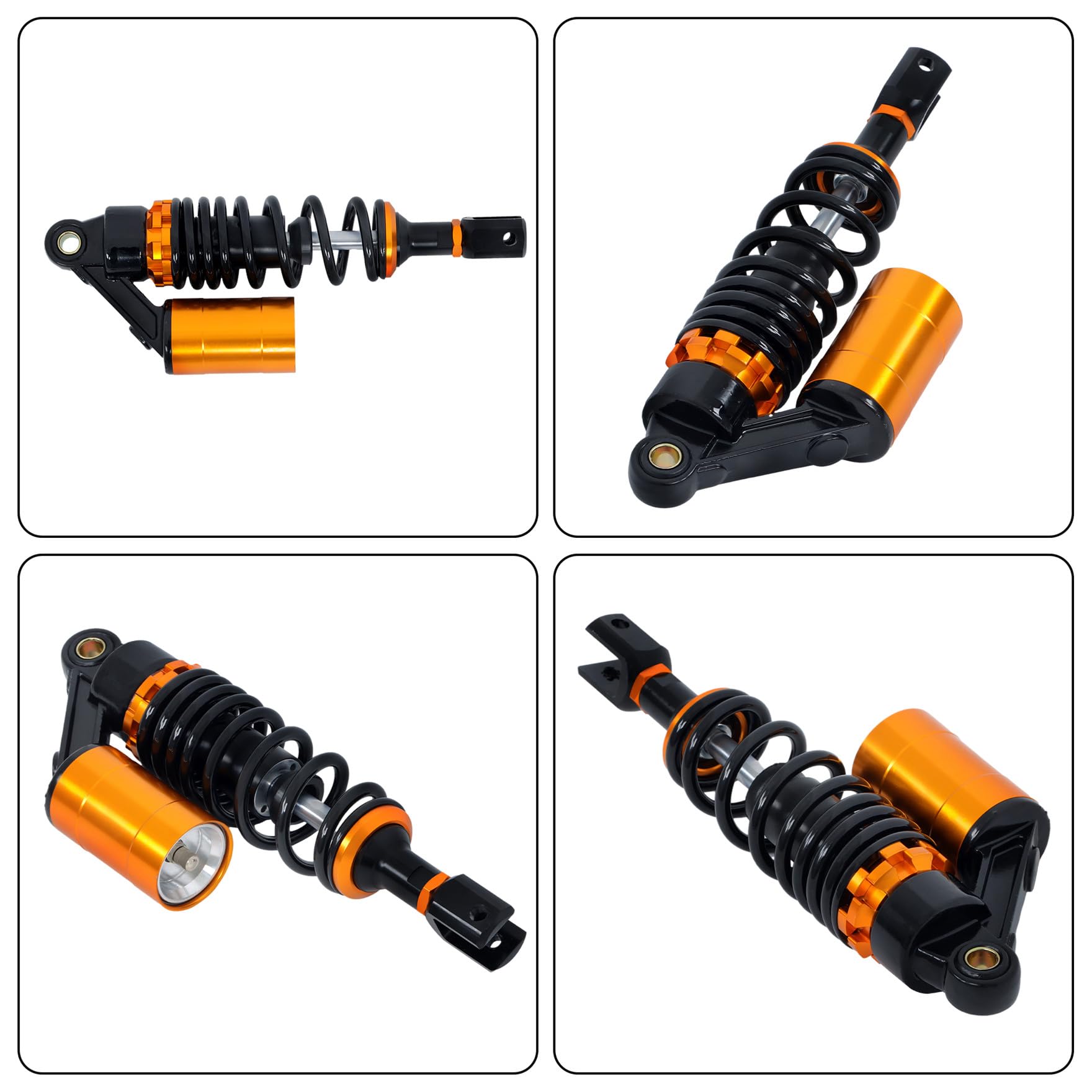waltyotur Ammortizzatore di sospensione posteriore regolabile per moto, 280 mm, 11 pollici, ricambio per Honda Yamaha Scooter 50cc 70cc