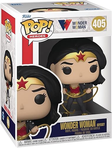 Miniatura 3 de POP DC Heroes Wonder Woman 80th - Figura de vinilo Funko de la Mujer Maravilla (Odissey) (paquete con funda protectora de caja compatible)