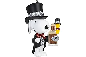 Hallmark Peanuts Spotlight on Snoopy 25th Anniversary Christmas Ornament