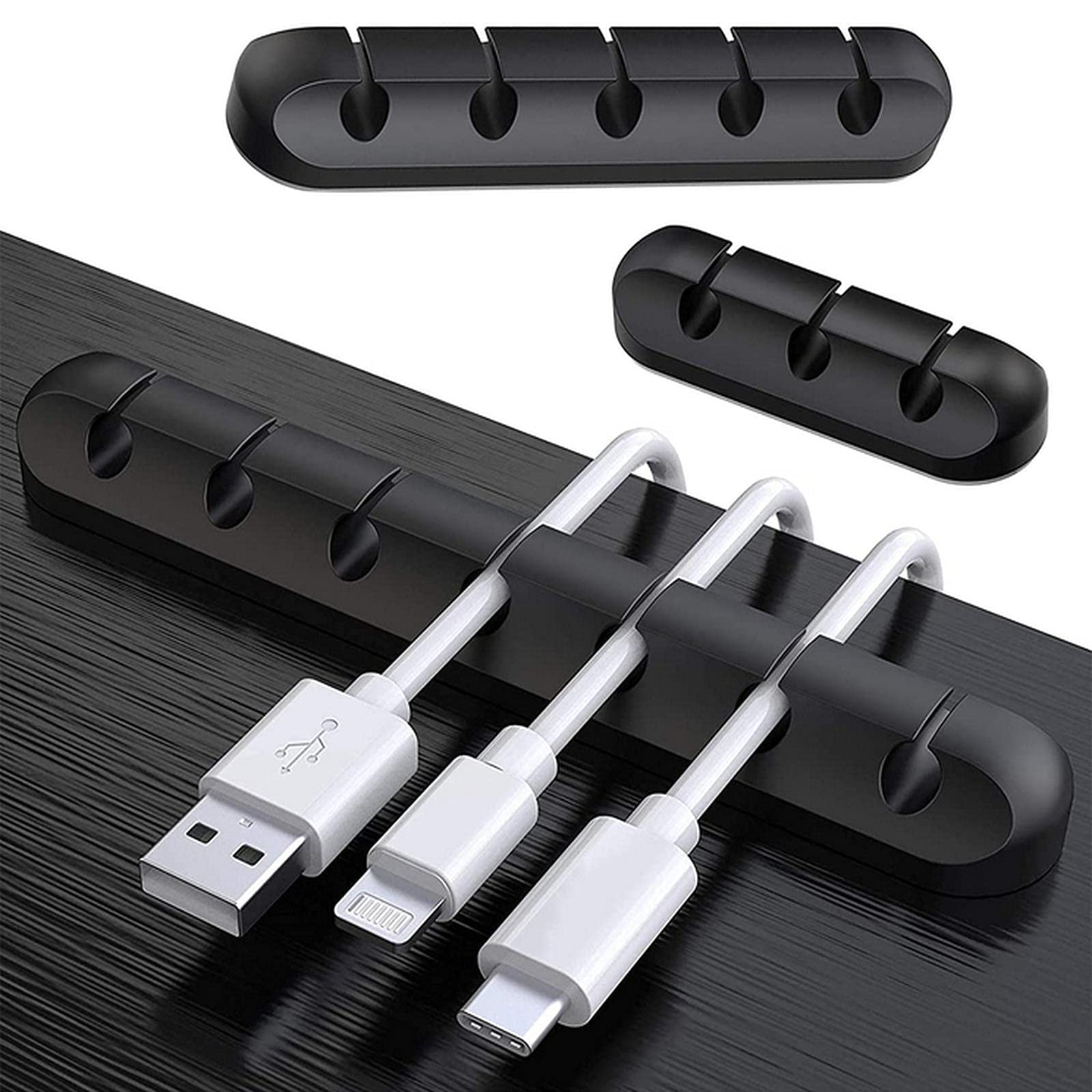 Amazon.co.jp: 【5本入れ】YinOpem シリコン ケーブルホルダー 3本