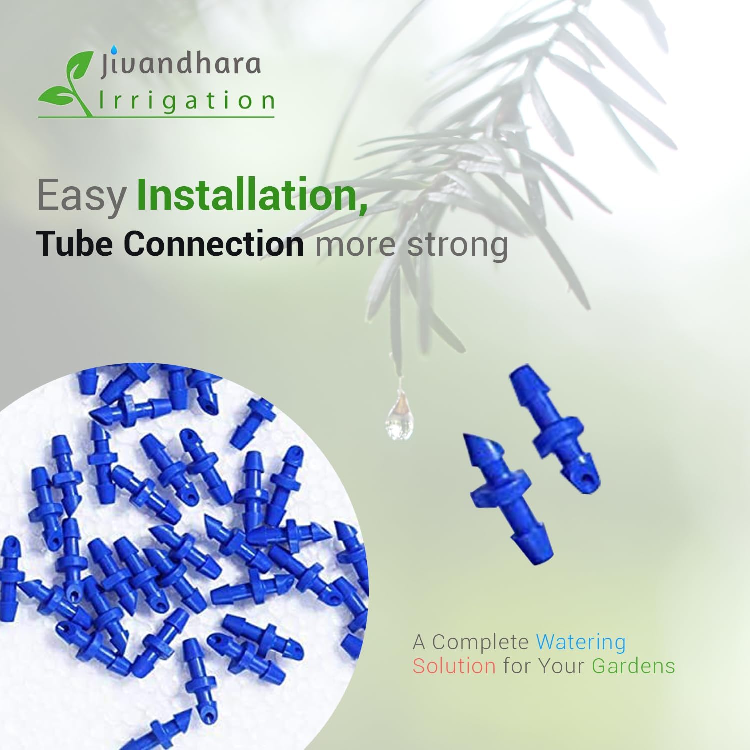 4mm Drip Irrigation Connectors - 100 Pack -3 4mm Drip Irrigation Connectors - 100 Pack -3
