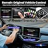 LAMTTO Car TV Mate Pro y adaptador CarPlay inalámbrico | Actualización 2 en 1 Magic AI Box convierte la pantalla del auto en TV con puerto de medios HD para Fire Stick y Switch para fábrica OEM con cable 2016+ 7