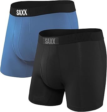 SAXX Underwear Co. Mens Underwear with Pouch Ultra Super Soft Boxer Brief Fly 2 Pack SAXX Underwear Co. Men
