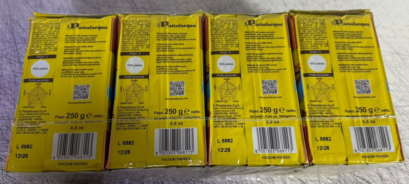 Caffè Passalacqua Mekico Gr. 250 | Caffè Mexico - Cartone 12 pezzi