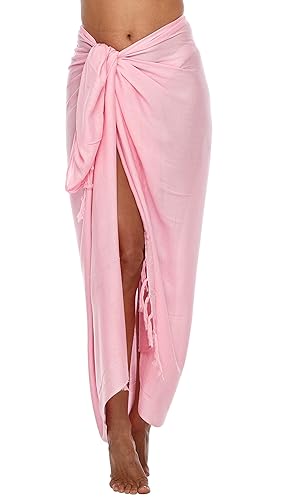 Swimsuit Cover-Up Pareo Coverups - One Size Baby Pink
