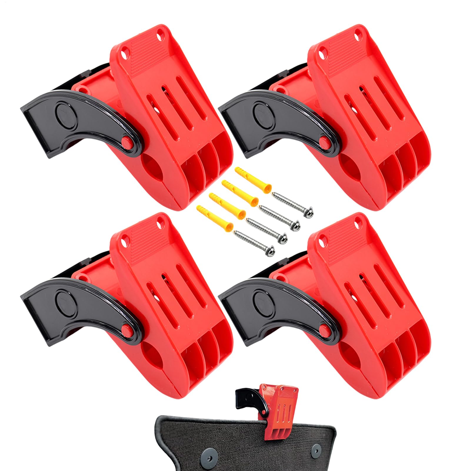 Clips tapis lavage voiture et crochets de suspension muraux avec support de sol antidérapant