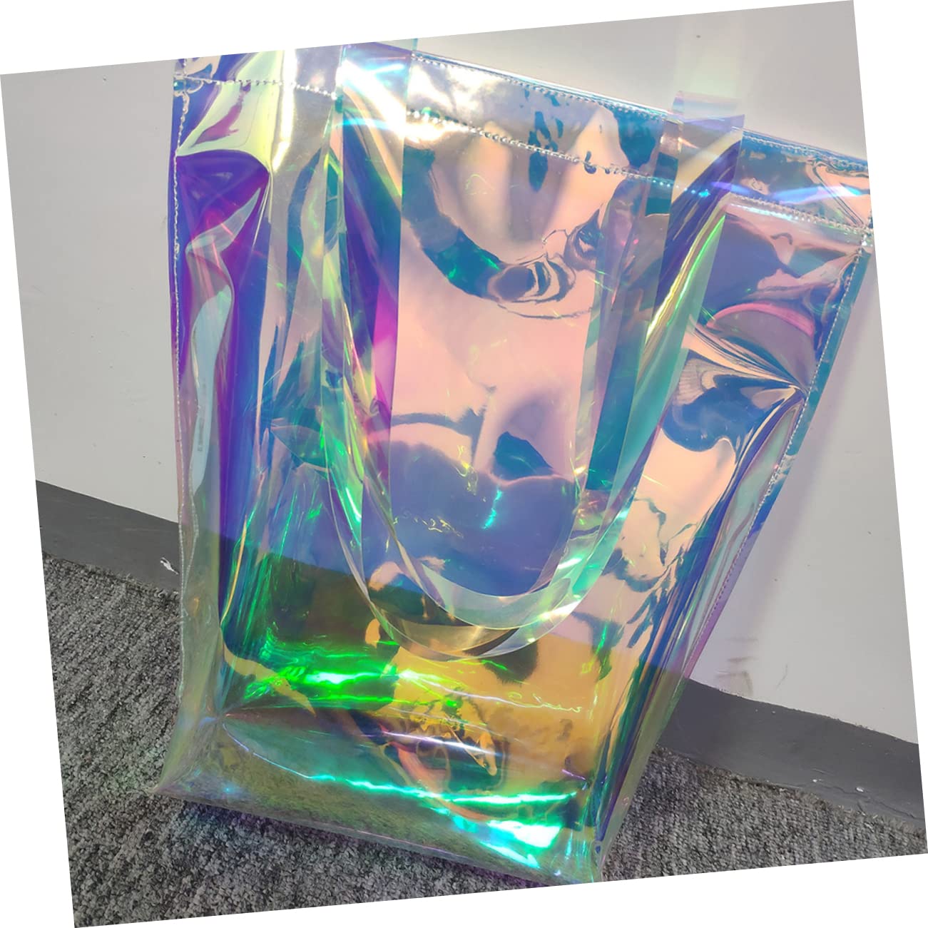 3-Teilige Tasche Buggy-Tasche Gelee-Einkaufs Handy-Geldbörse Gelee-Geldbörse Handy- Aufbewahrungs Hand Durchsichtige Trage Pvc-