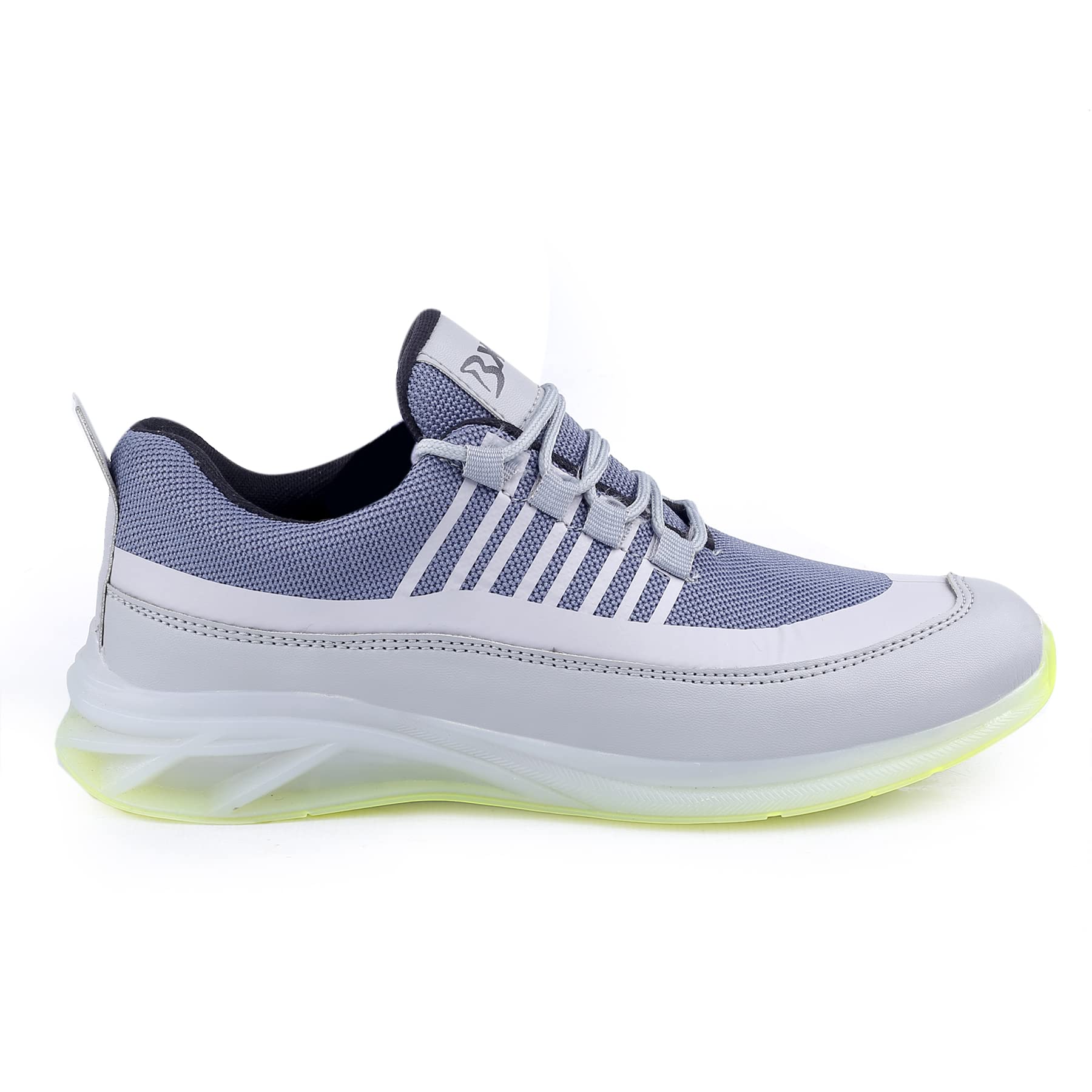 Mens Grey New Sports Running Lace-up Shoes on Transparent Sole-10 UK (B0BR3ZB3TF) Amazon Price History, Amazon Price Tracker