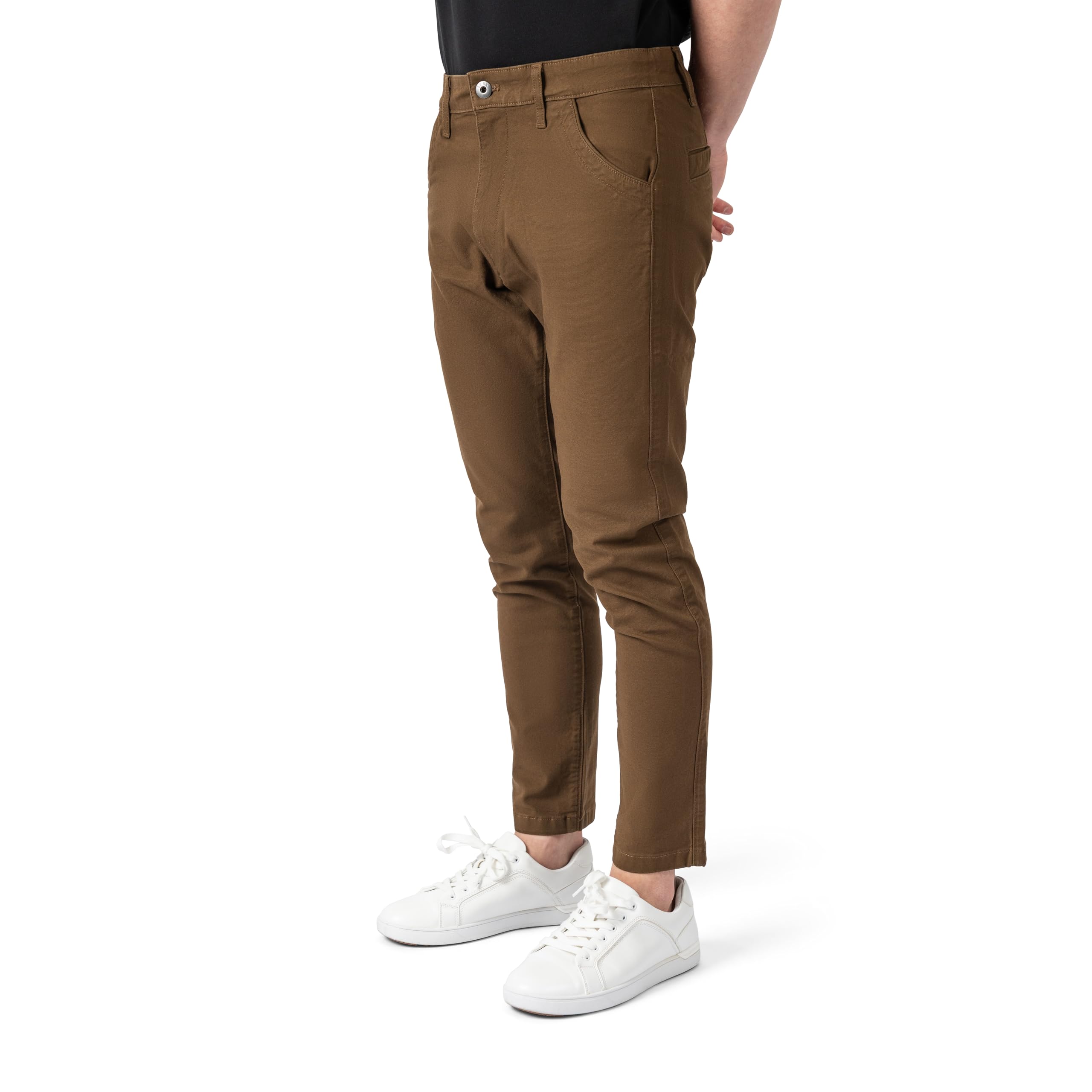 ZEHN Signature Canvas - Chinohose aus Stretch-Baumwoll-Canvas, Modern Tapered Fit, ergonomische Formstabilität, Freizeit & Business Hose