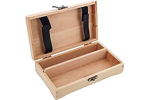 Functional Wooden Organizer for Art Supplies, Painting Tools, and Valuables