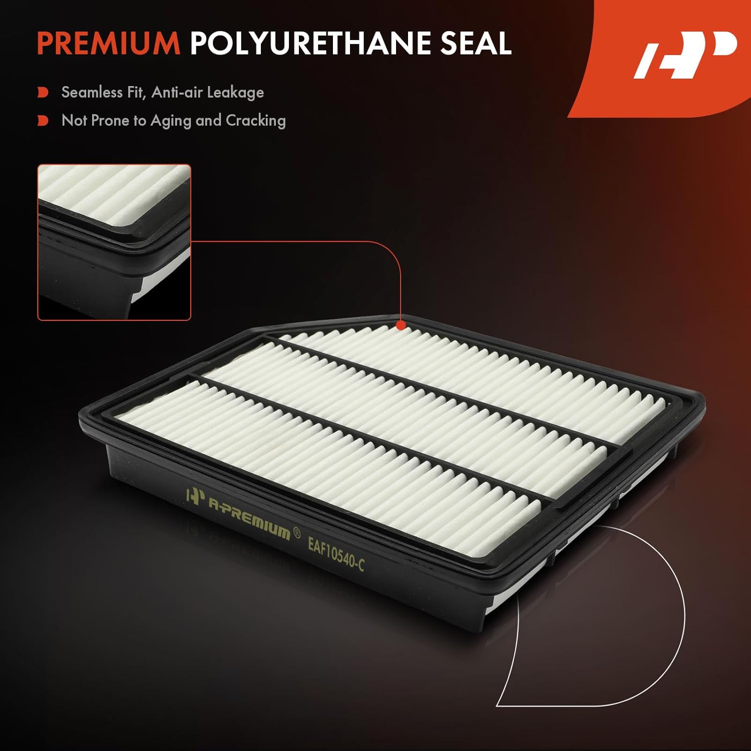 A-Premium Front 2-PC Engine Air Filter Compatible with Hyundai Veracruz 2007-2012 3.8L, Replace# 28113-3J100, 281133J100