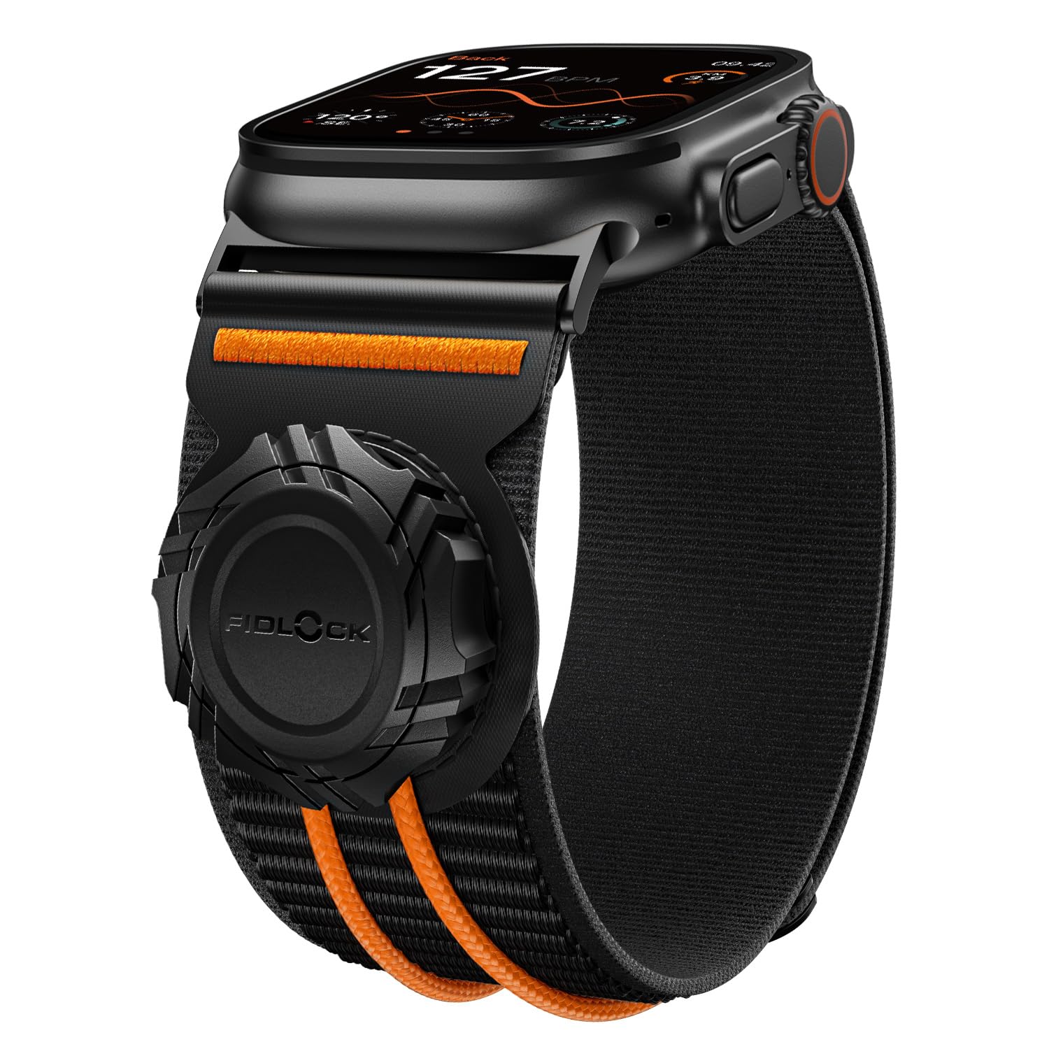 Bandletic Compatible avec Bracelet Apple Watch, Doux Nylon Sport Band avec Boucle Magnétique Fidlock Winch pour iWatch 49mm(Ultra/Ultra 2),46mm(Series 10),45mm(9/8/7),44mm(SE2/SE/6/5/4),42mm(3/2/1)
