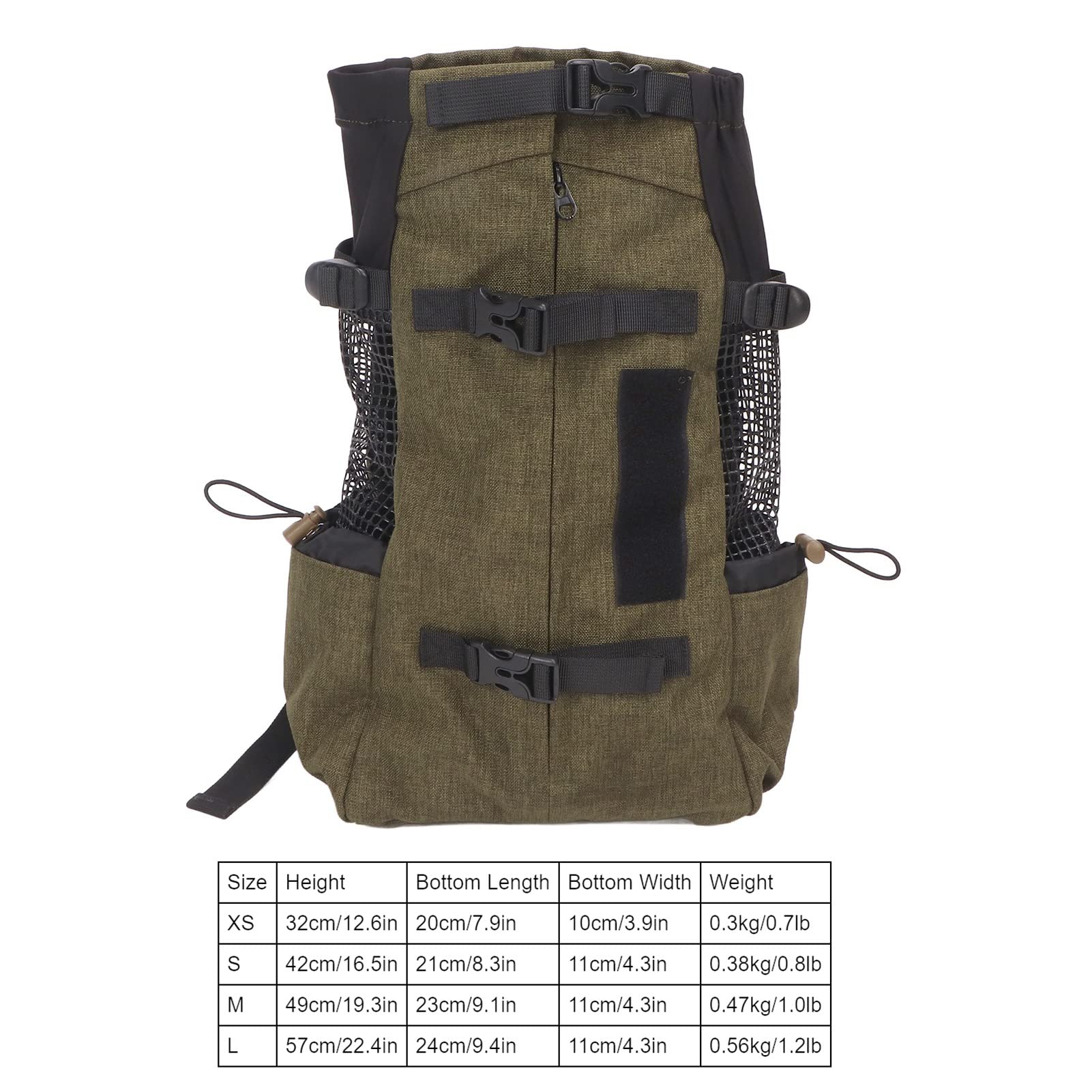 Zaino per animali domestici, Zaino per trasportini per gatti, Zaino per trasportini per animali domestici Zaino per gatti portatile in rete traspirante in nylon multiuso pe (M)