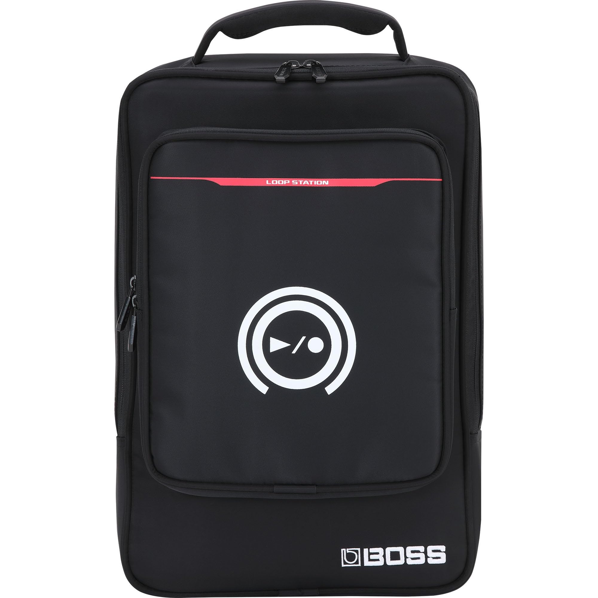 BOSS Torba transportowa CB-RC505, oficjalny plecak dla Loop Stations RC-505mkII i RC-505, Kieszeń na laptopa/tablet, Zewnętrzna kieszeń na mikrofon, zasilacz sieciowy i inne