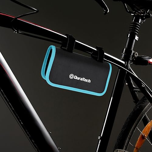 Miniatura 9 de DURATECH Kit de reparación de bicicletas, kit de herramientas de bicicleta portátil con bomba de neumáticos de bicicleta, extractor de manivela, kit