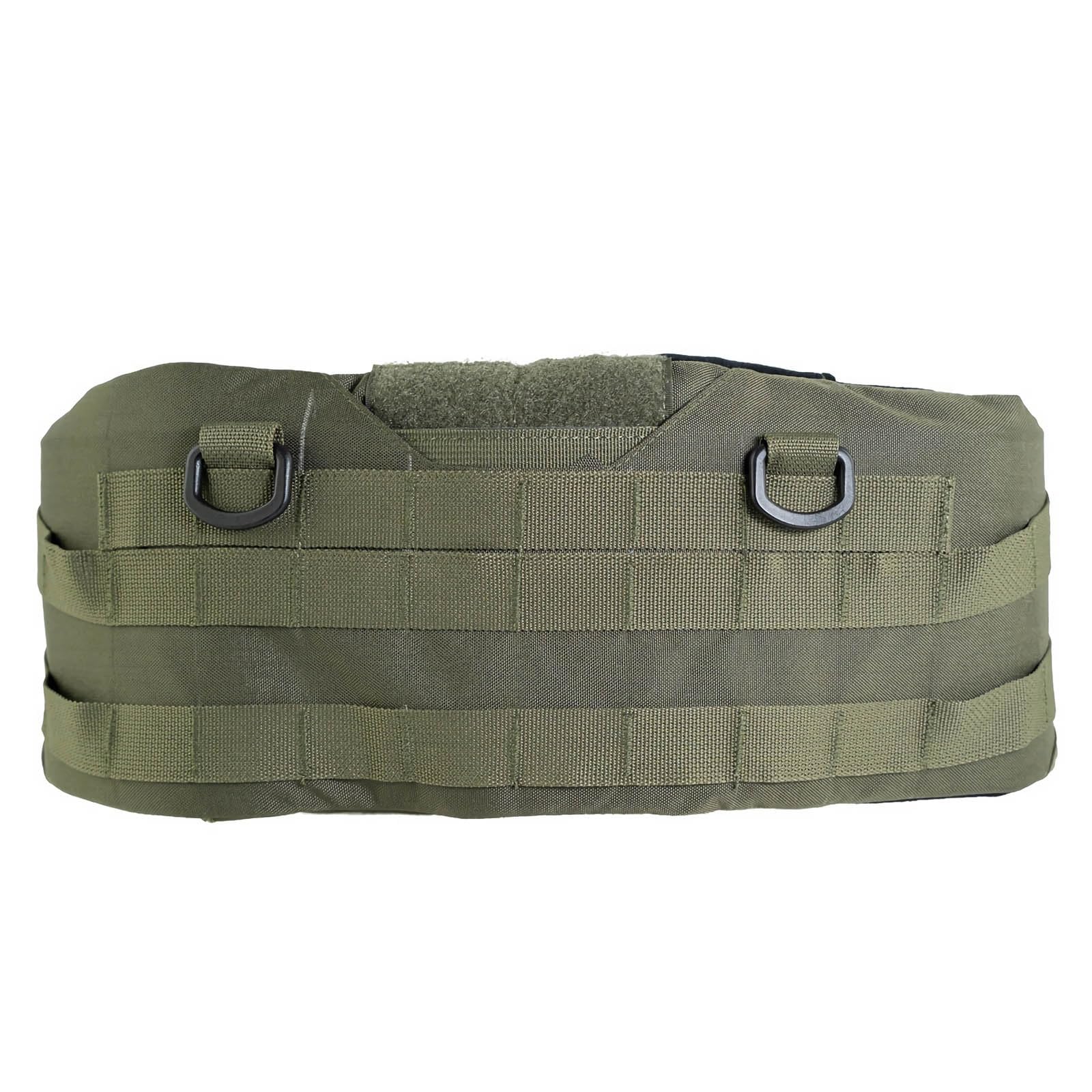 1 Cinturón Táctico Modular MOLLE Acolchado de Perfil Bajo, Cinturón de Patrulla Cortado con Láser con Forro de Malla Transpirable(Green)